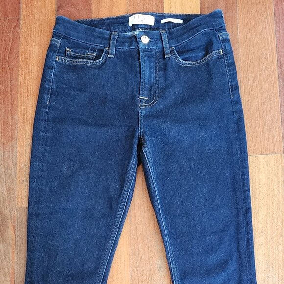 7 For All Mankind "JEN7" Dark Wash Ankle Skinny Jeans Size 4 - Picture 3 of 16